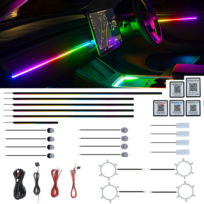 Lampu Ambient Kustom Pabrik, M - Ambient Led Strip ulasan dan harga