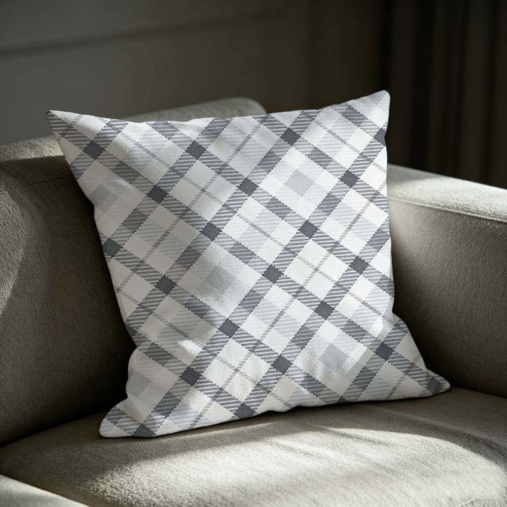Sarung Bantal Sofa Kotak Motif - Nova Decor & Lighting Julestjerne ulasan dan harga