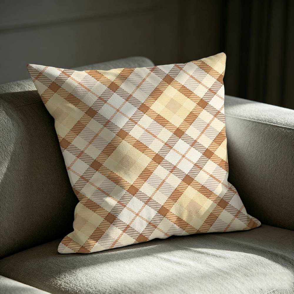 Sarung Bantal Sofa Kotak Motif - Nova Decor & Lighting Julestjerne ulasan dan harga