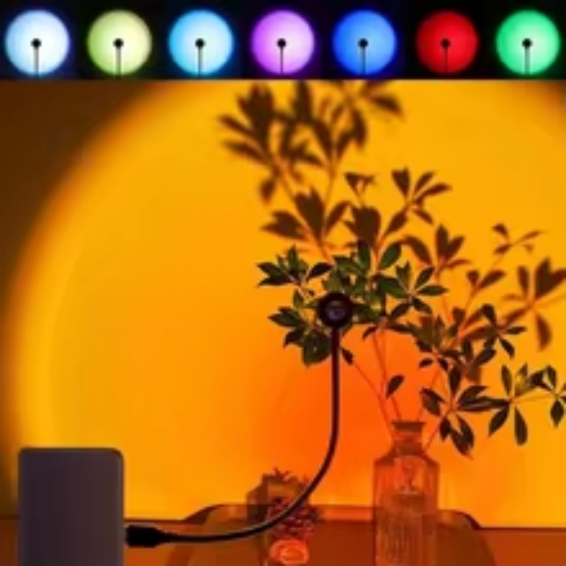 Lampu Proyeksi Matahari Terben - Sunset Lamp Projection ulasan dan harga