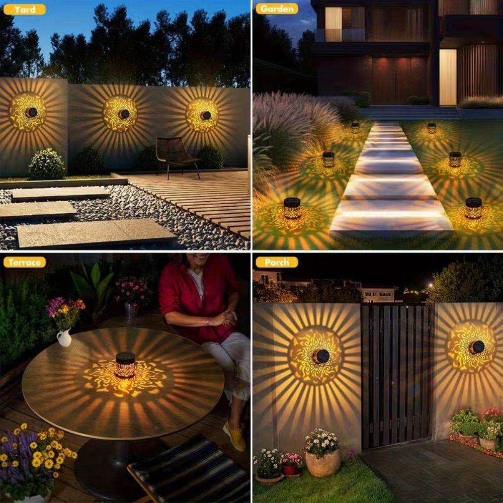 Lampu Dinding Tenaga Surya Man - Lighting Metal Wall Decor ulasan dan harga