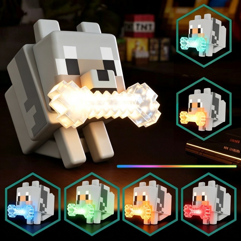 Lampu Malam Serigala Minecraft - Decor Lighting Fans ulasan dan harga