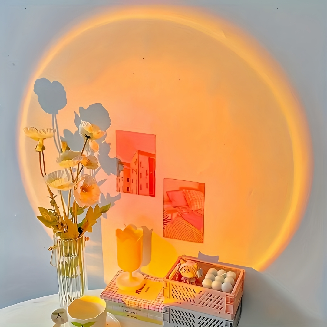 Lampu Proyeksi Matahari Terben - Sunset Lamp Projection ulasan dan harga