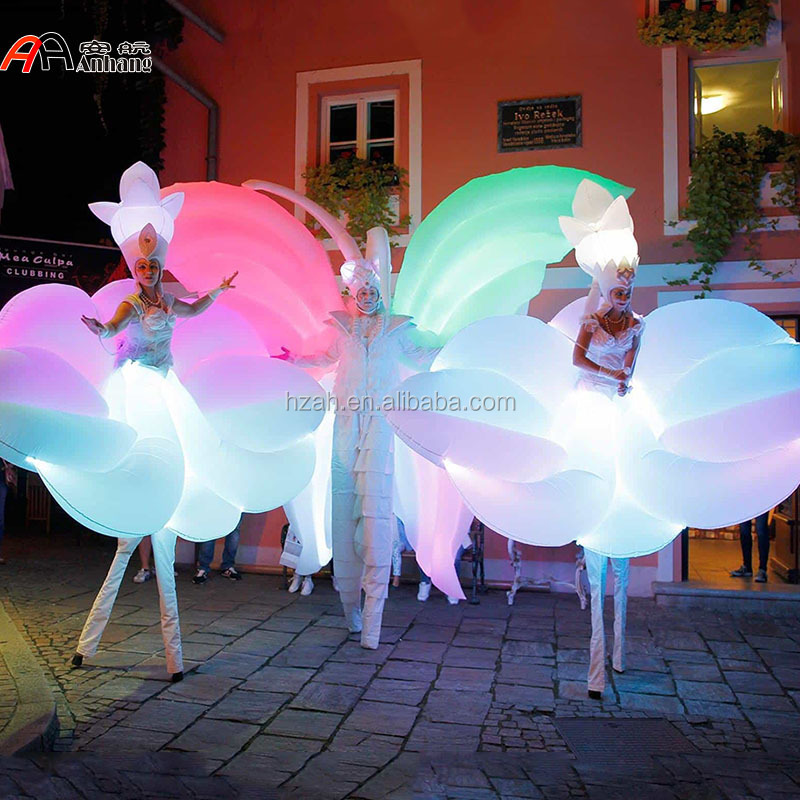 Kostum Bunga Tiup Putih Mewah  - Decor Lighting The Parade ulasan dan harga