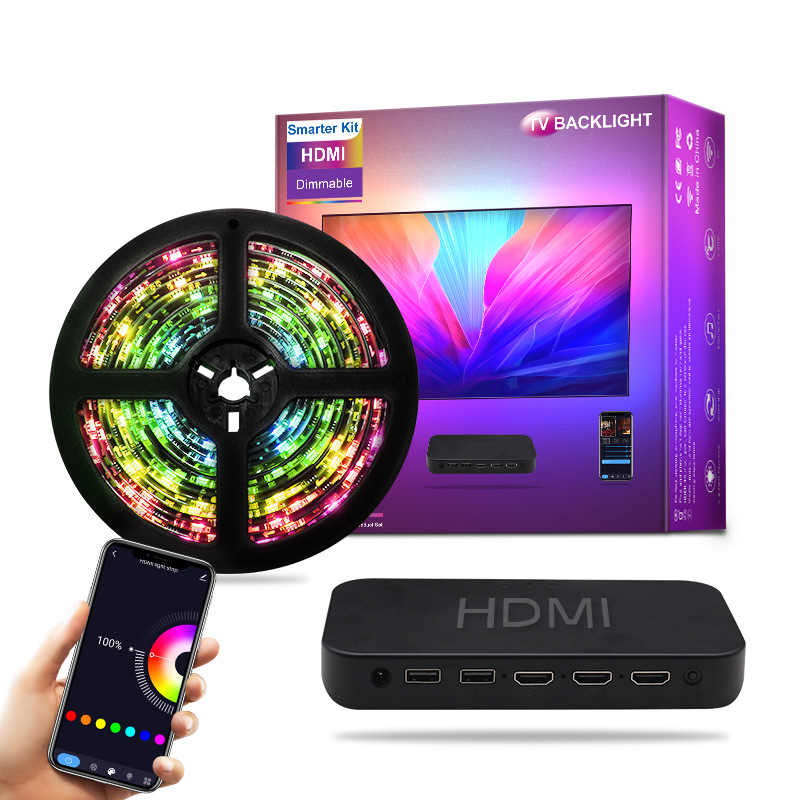 Kit Lampu Ambient TV Pintar RG - Ambient Led Strip ulasan dan harga