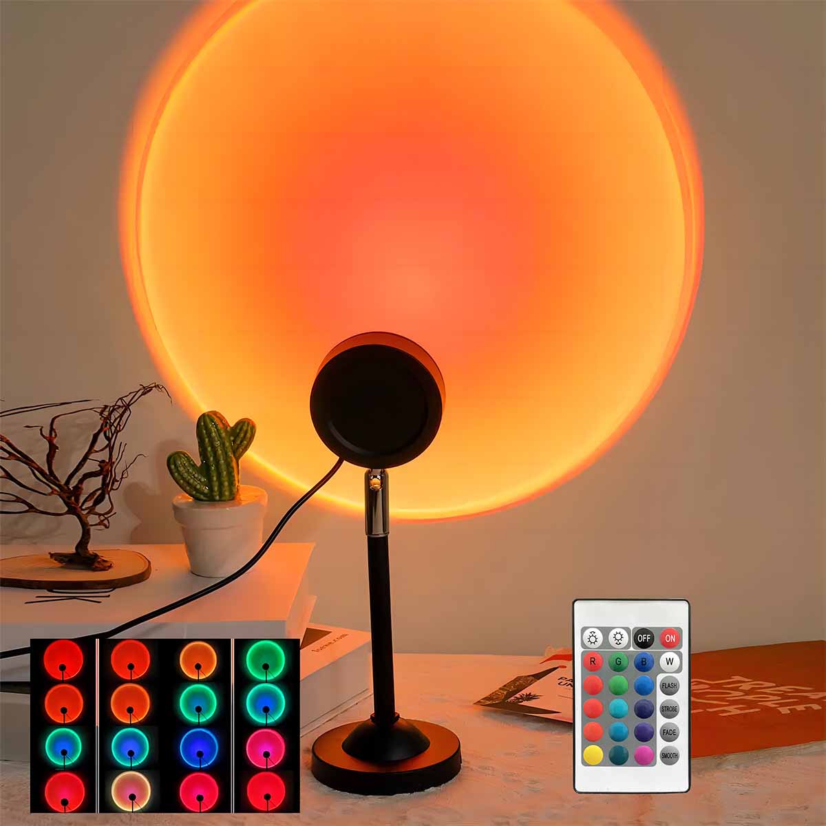 Lampu Proyeksi Matahari Terben - Sunset Lamp Projection ulasan dan harga